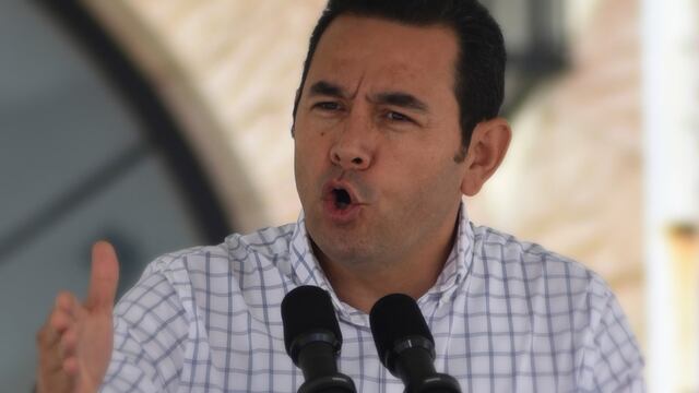 Jimmy Morales, presidente de Guatemala