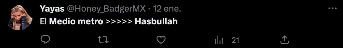 Hasbullah contra Medio Metro
