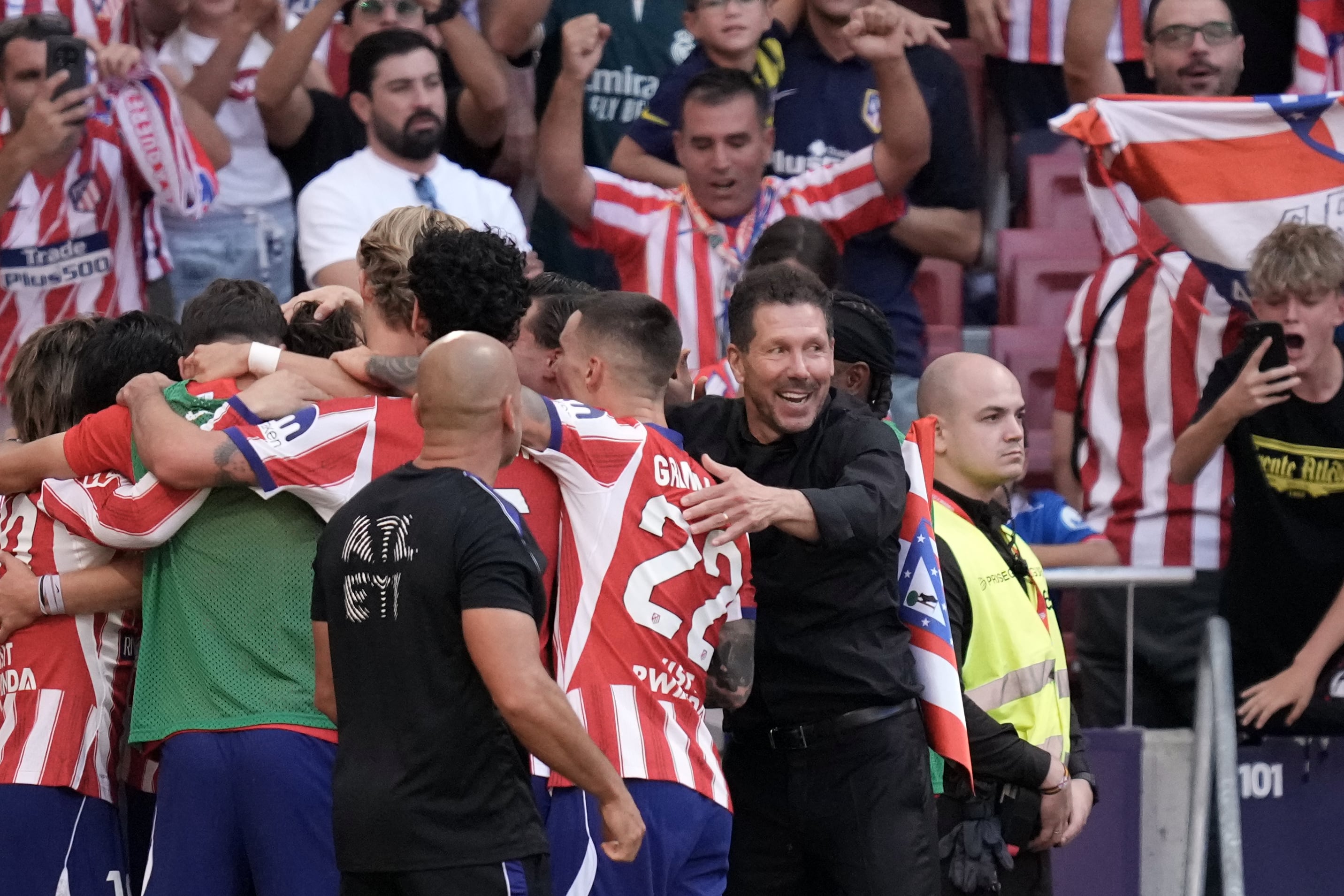 Atlético de Madrid gana el derbi ante el Real Madrid y es sublíder de LaLiga.