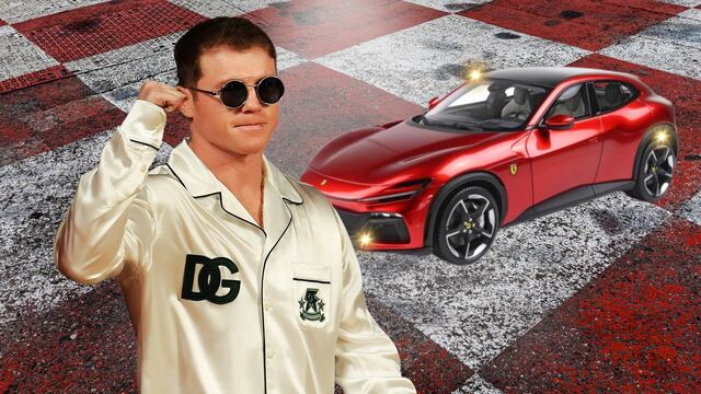 Canelo Álvarez y su nuevo Ferrari
