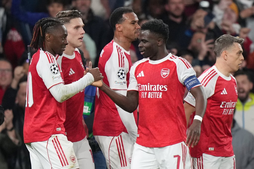 Arsenal celebra el pase a la Final de la Champions League
