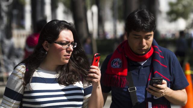 Usuarios de internet en dispositivos móviles