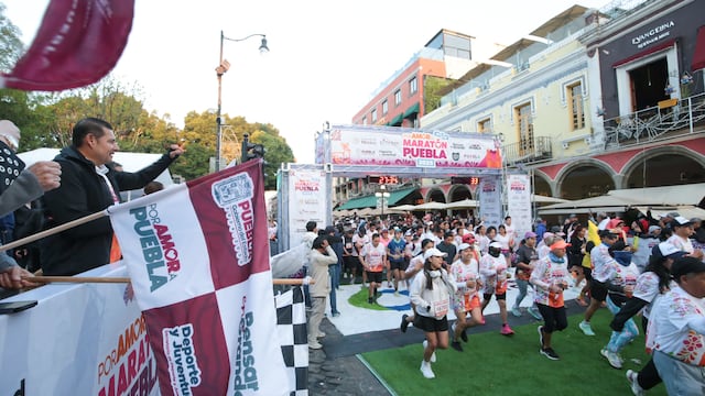 Alejandro Armenta encabeza el Maratón Puebla 2025.