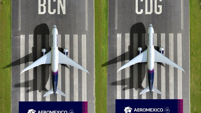 Aeroméxico cuenta con dos nuevas rutas: Barcelona y París
