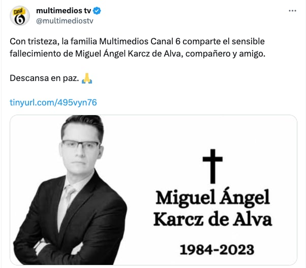 Miguel Karcz, el conductor de Telediario