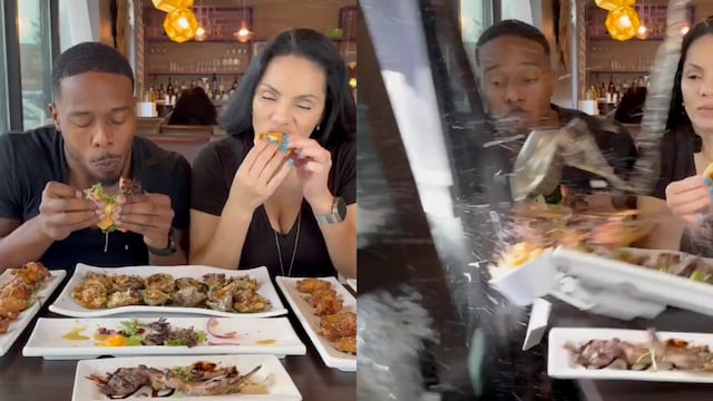 NinaUnrated y Patrick Blackwood tras choque en restaurante