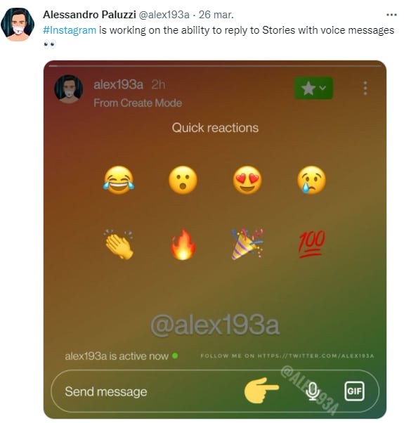 Instagram permitiría responder con mensajes de voz las historias
