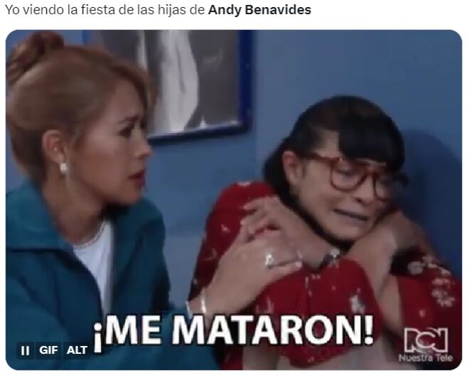 Memes de la fiesta de Andy Benavides