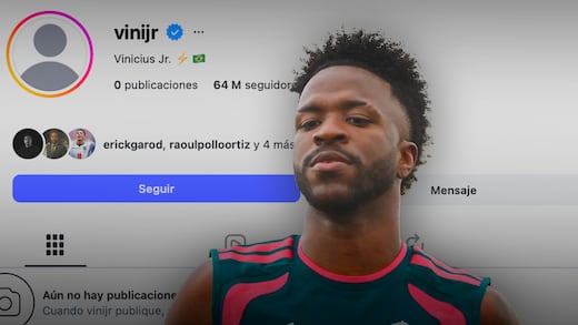 Vinícius Jr. “se esconde” en Instagram en plena negociación con el Real Madrid