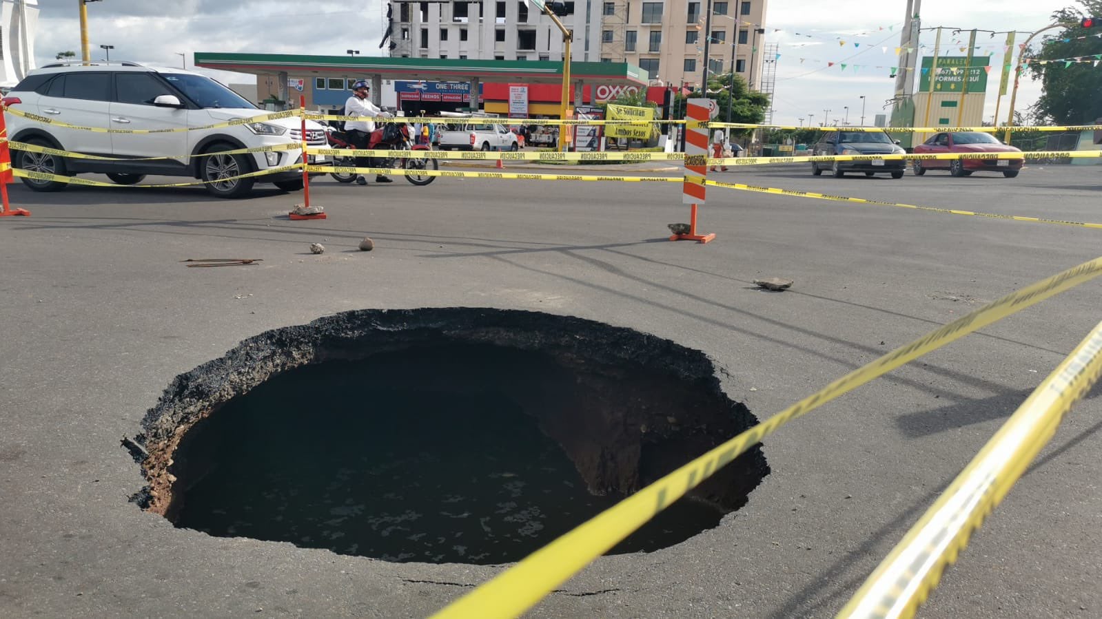 Socavón en Culiacán