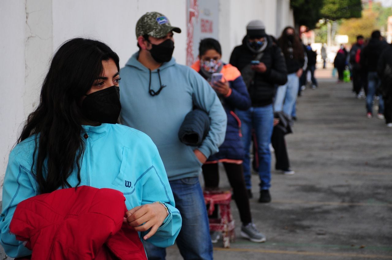 Fila de personas