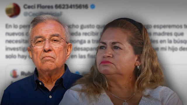 Ceci Flores respalda regreso de Rocha Moya y le pide recibir a madres buscadoras