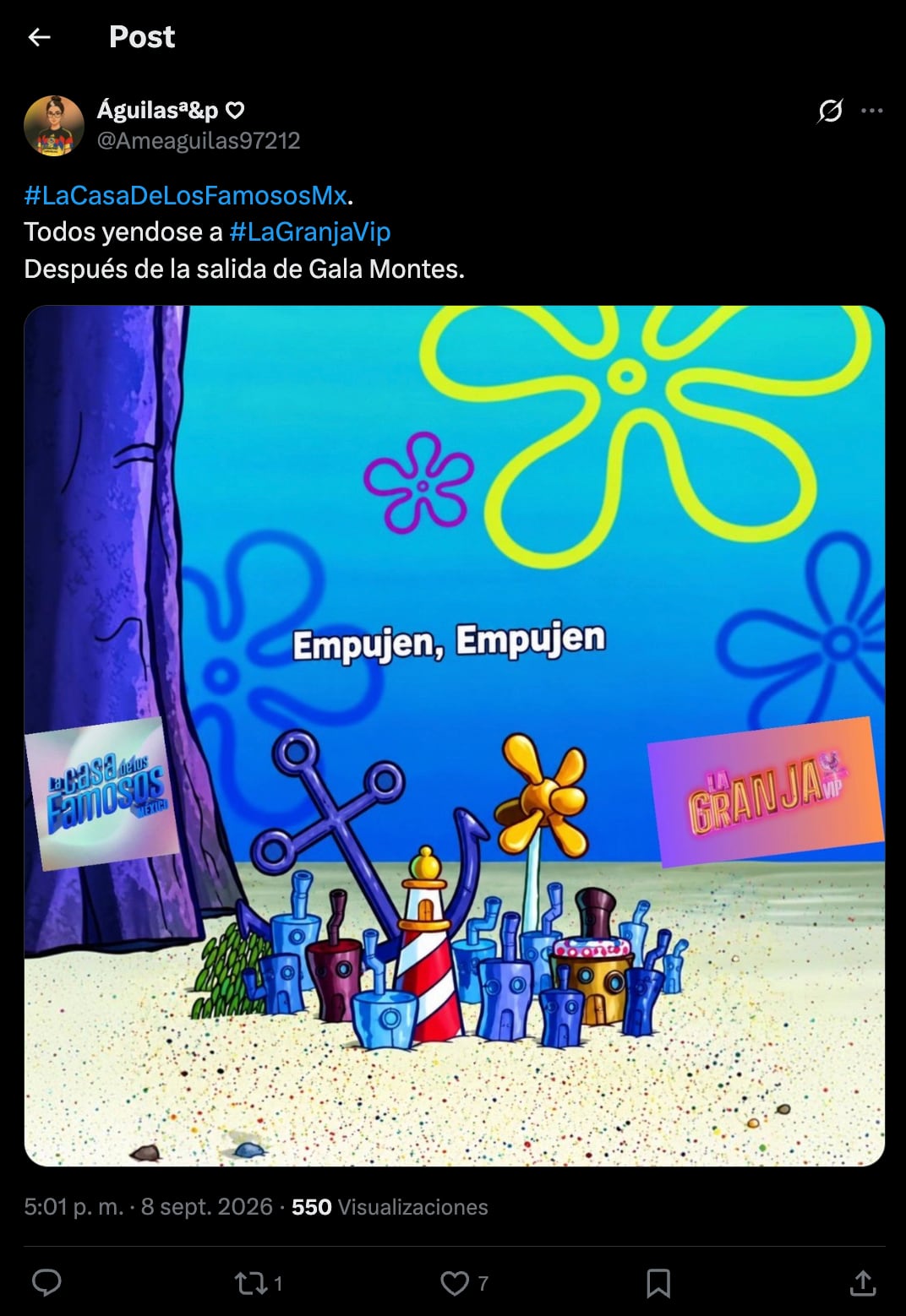 Memes sobre Gala Montes