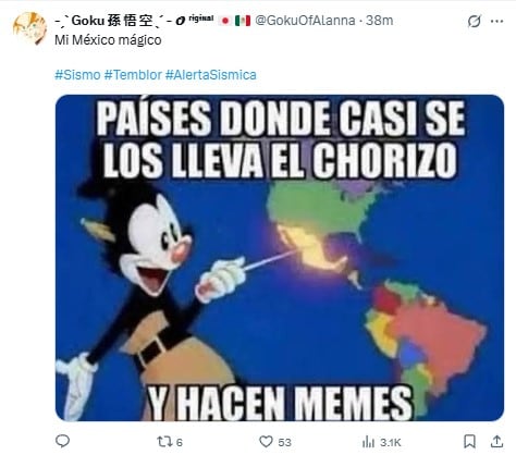 Memes del sismo hoy en México