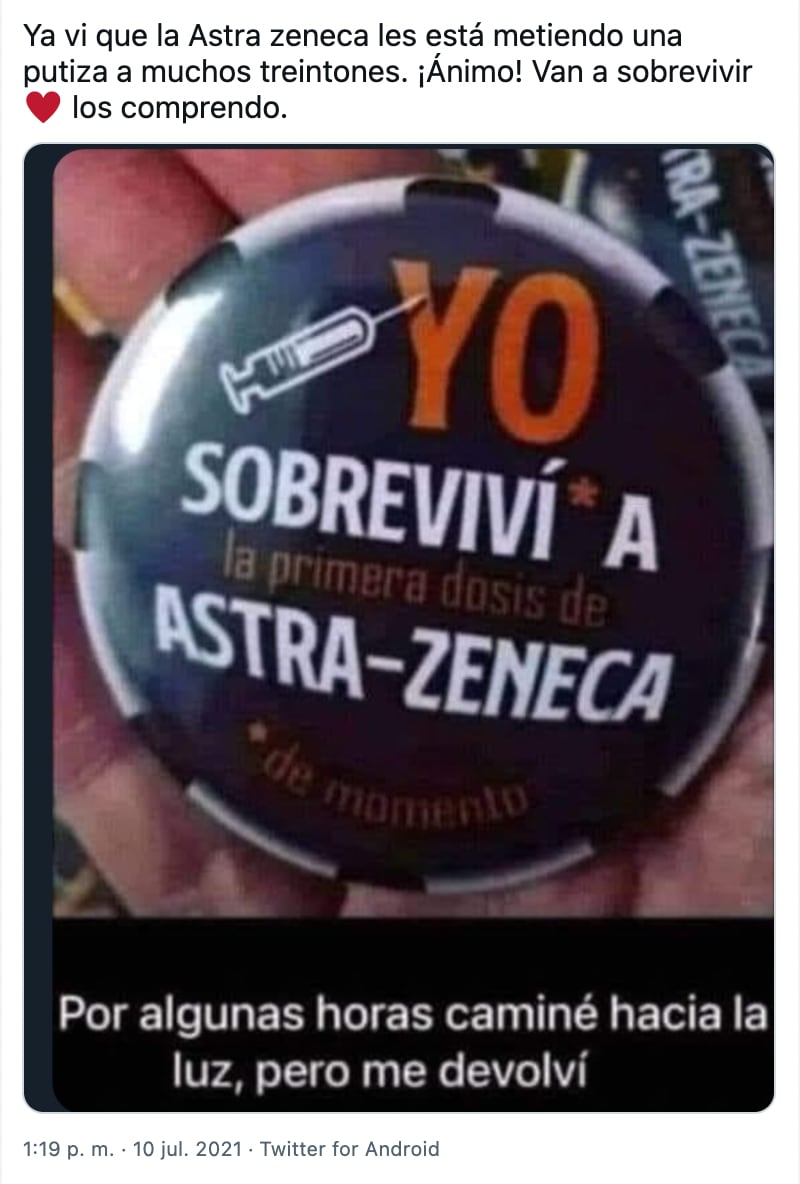 Meme vacunación 30 a 39 años