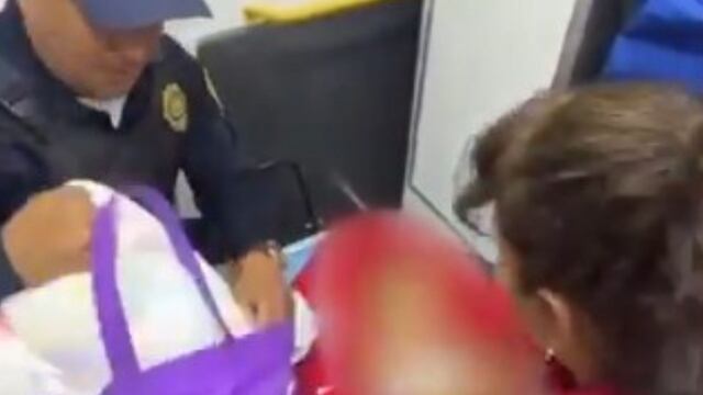 Bebé abandonado en Tacubaya es rescatado por policías CDMX