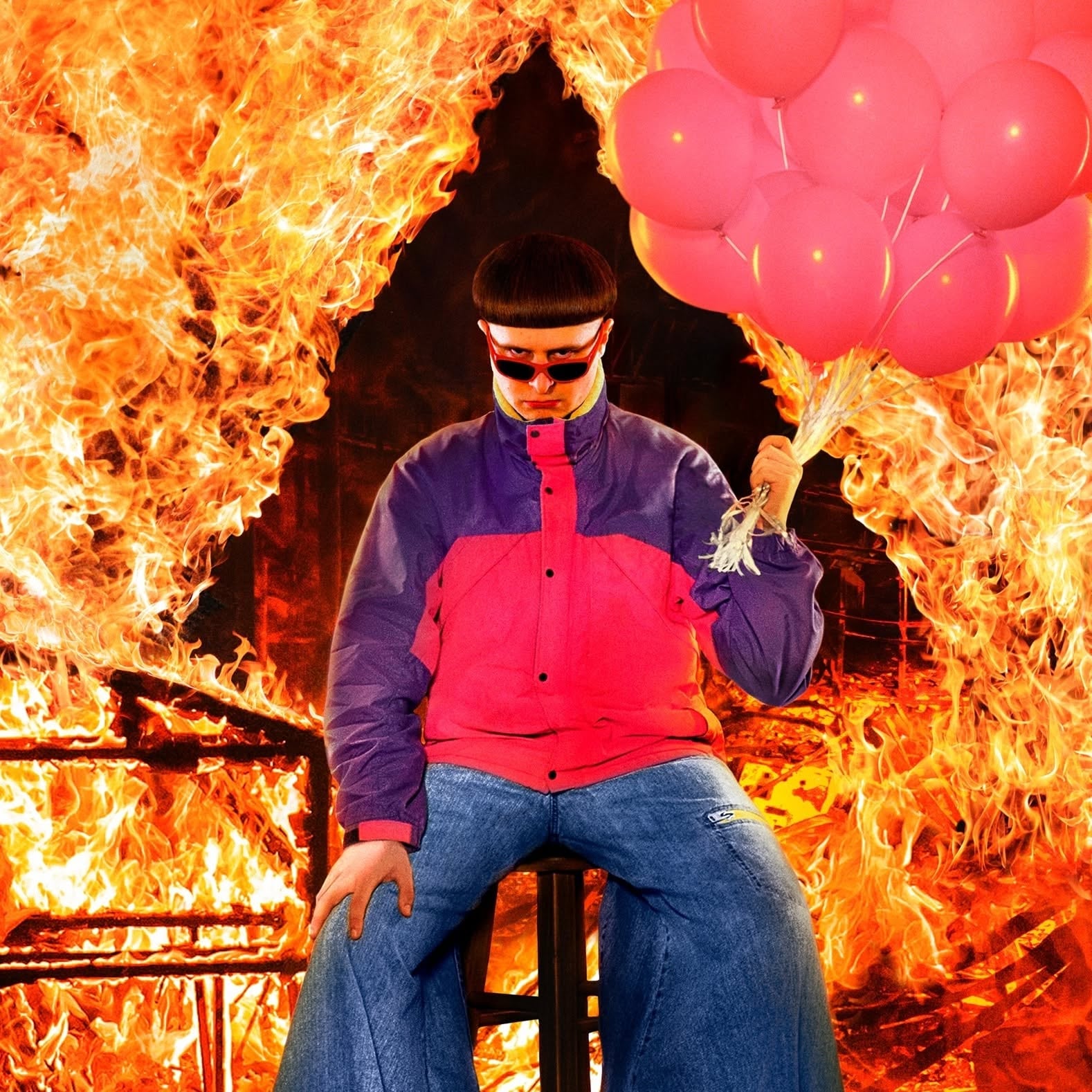 Oliver Tree, cantante, compositor, rapero, productor musical y cineasta estadounidense .