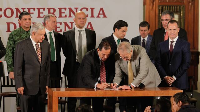 Firma del acuerdo.