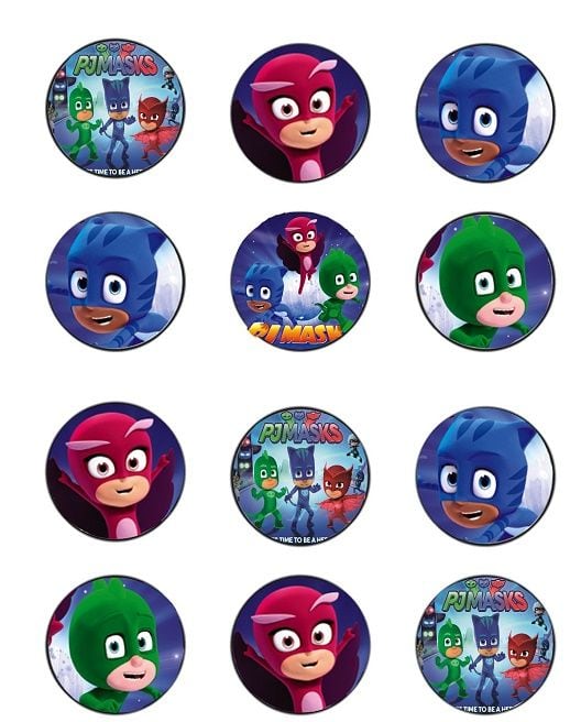 Plantillas para imprimir para stickers de PJ Masks