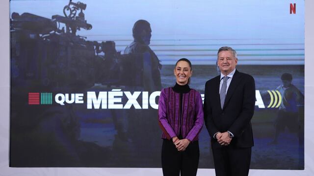 Claudia Sheinbaum y Ted Sarandos anuncian inversión millonaria