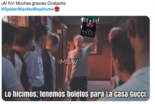 Memes de la caída de Cinépolis y Cinemex  tras la preventa de 'Spider-Man: No Way Home'