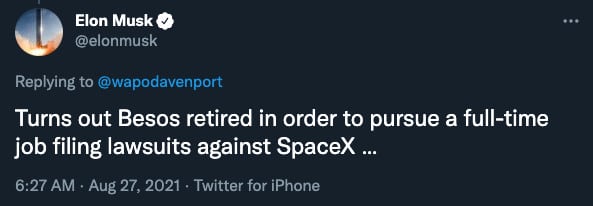 Publicación de Twitter