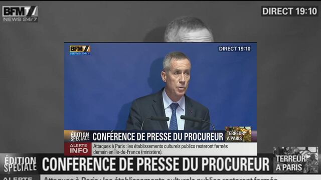  En conferencia de prensa, el fiscal de Francia actualizó la cifra de muertos y heridos en los ataques terroristas acaecidos la noche de ayer en París.