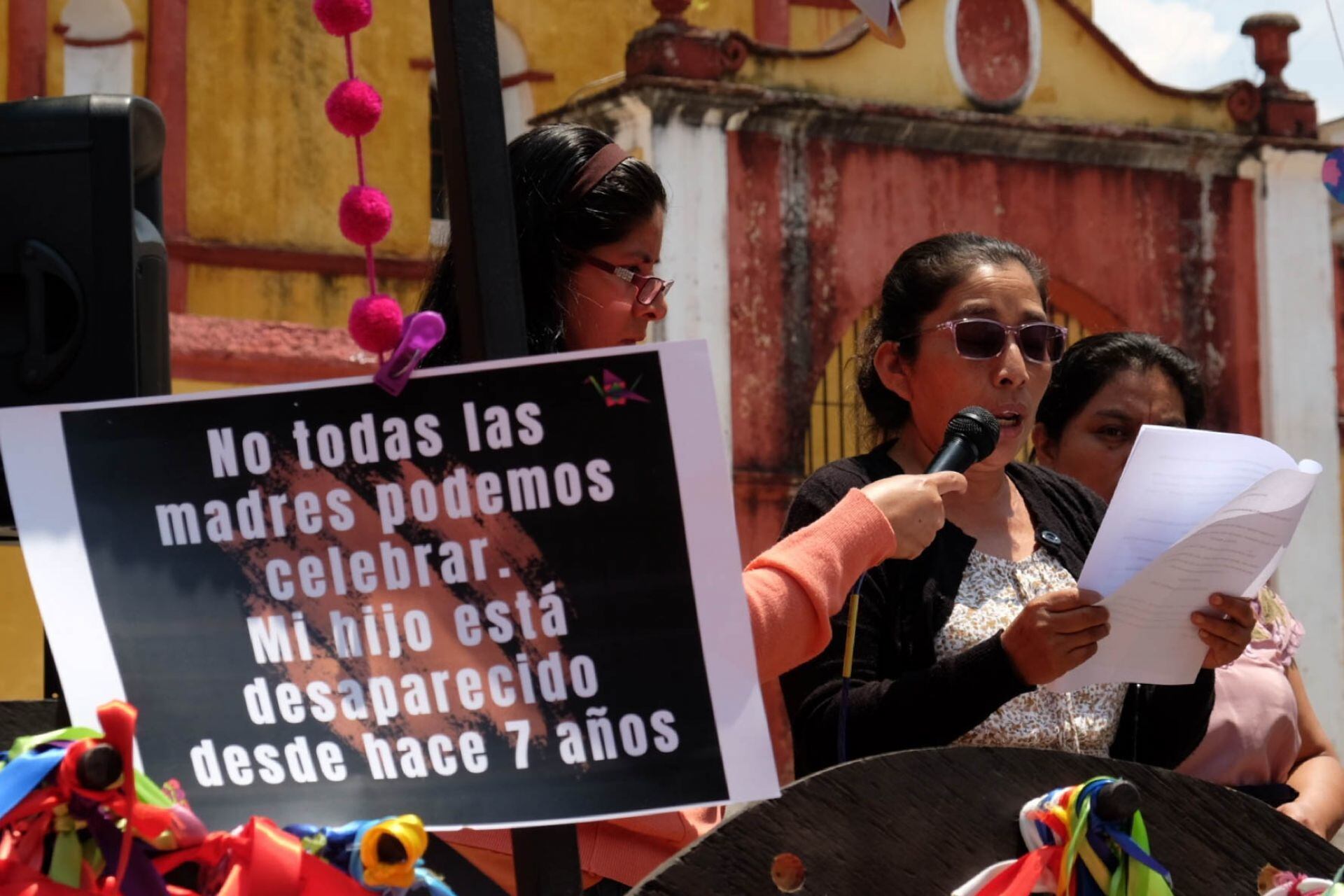 Marcha por el Día de las Madres en San Cristóbal de las Casas, Chiapas, el 10 de mayo