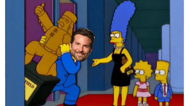 Meme de Bradley Cooper perdedor en los Premios Oscar 2024