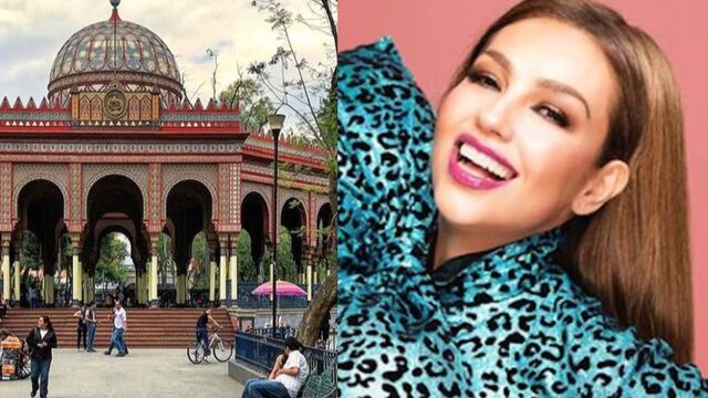 Thalía recuerda la Santa María la Ribera