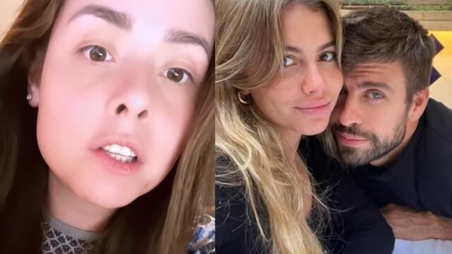 Maryfer Centeno, Clara Chía y Gerard Piqué