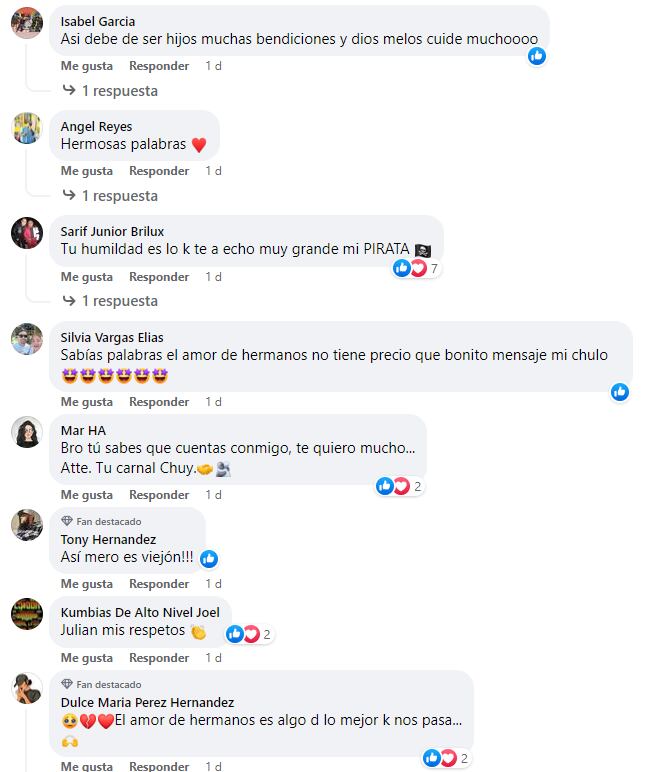 Reacciones a la emotiva dedicatoria de Sonido Pirata a su hermano tras triunfar en Atlético de San Luis