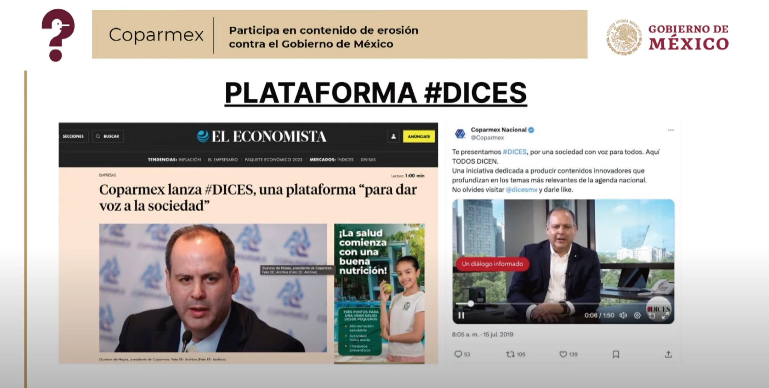 Mentiras de la semana del 22 de mayo