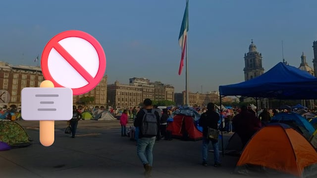 CNTE levanta plantón en el Zócalo