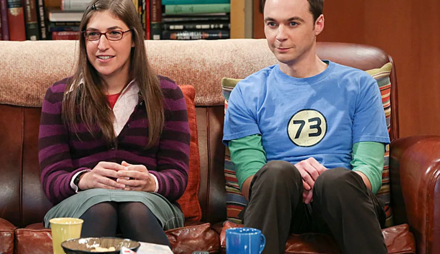 Sheldon y Amy en The Big Bang Theory