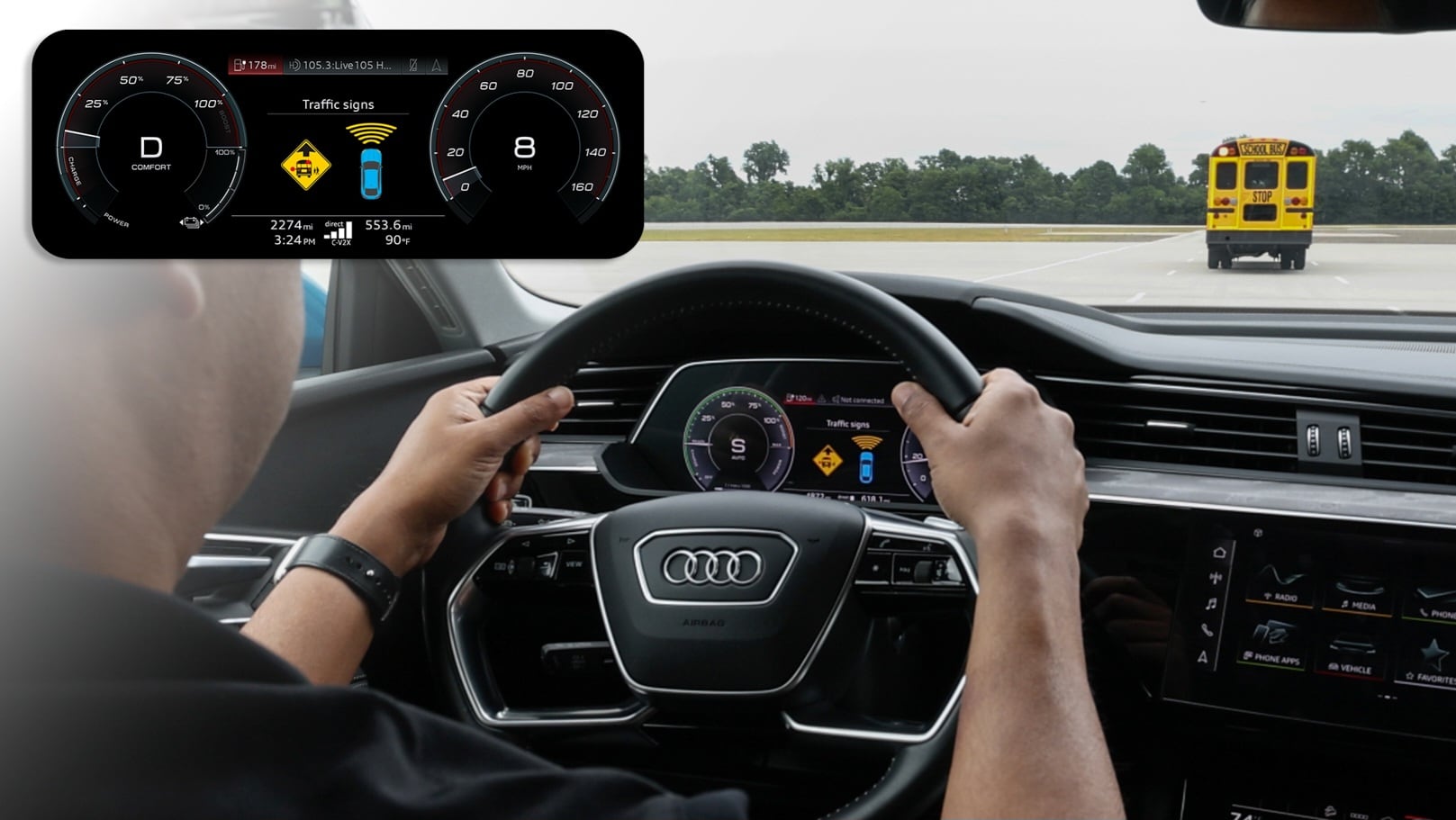 Audi y la tecnología C-V2X