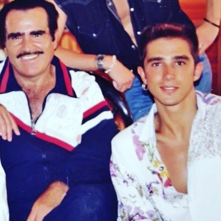 Vicente Fernández y Sergio Mayer