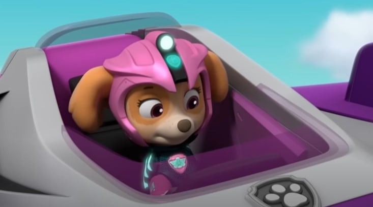 Los Aqua Pups salvan a Puplantis de salir flotando con Paw Patrol
