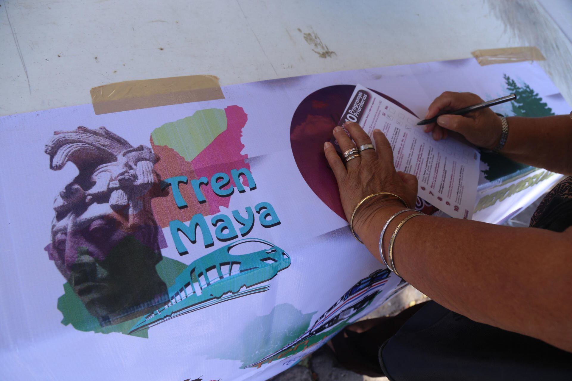Consulta indígena por el Tren Maya.
