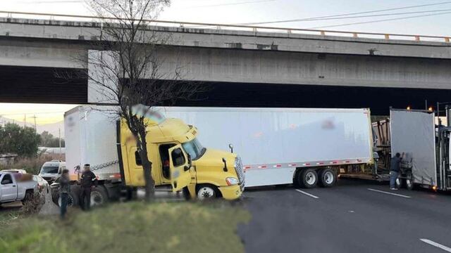 Accidente en autopista México-Querétaro hoy 18 de noviembre