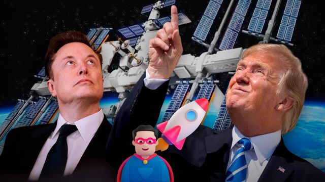 Donald Trump pide a Elon Musk rescatar a astronautas de la Estación Espacial Internacional