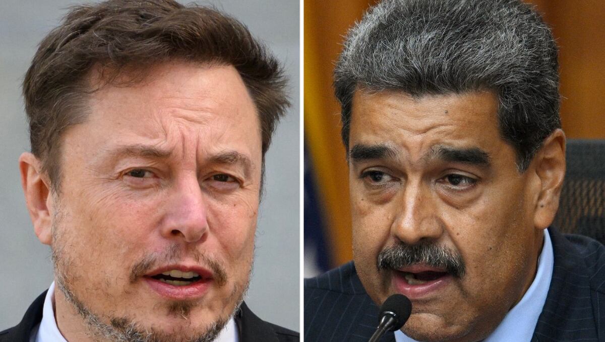 Elon Musk y Nicolás Maduro