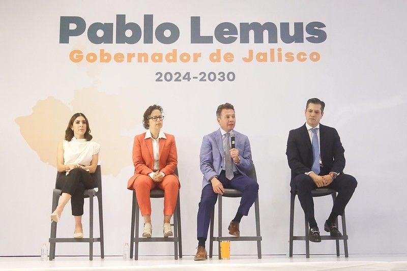 Pablo Lemus presenta perfiles del gobierno de Jalisco 2024-2030