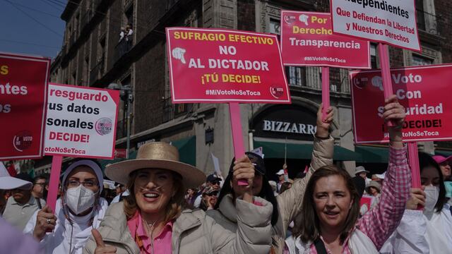 “Marcha por la democracia“, movilización organizada por asociaciones civiles