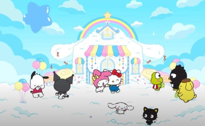 El tallo de frijoles de Hello Kitty