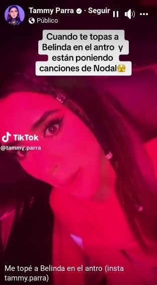 Tammy Parra aseguró que Belinda estaba escuchando canciones de Christian Nodal