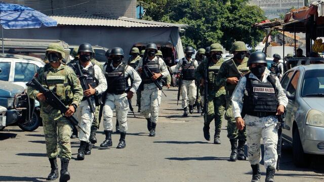 Elementos de la Guardia Nacional