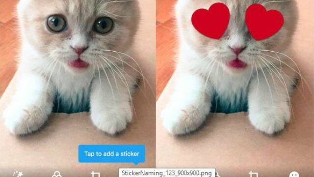 Twitter busca incorporar stickers a nuestras fotos