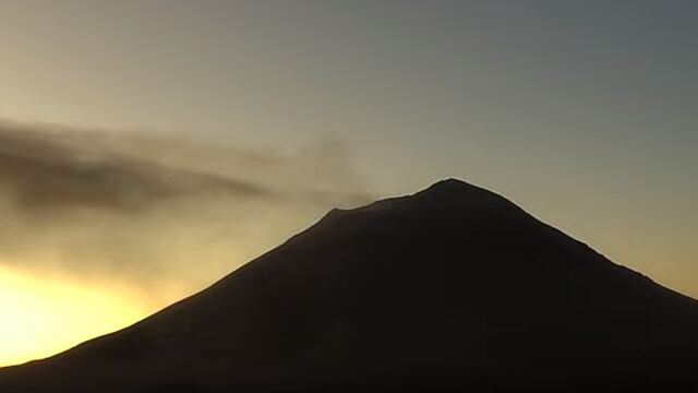 Volcán Popocatépetl el 19 de diciembre