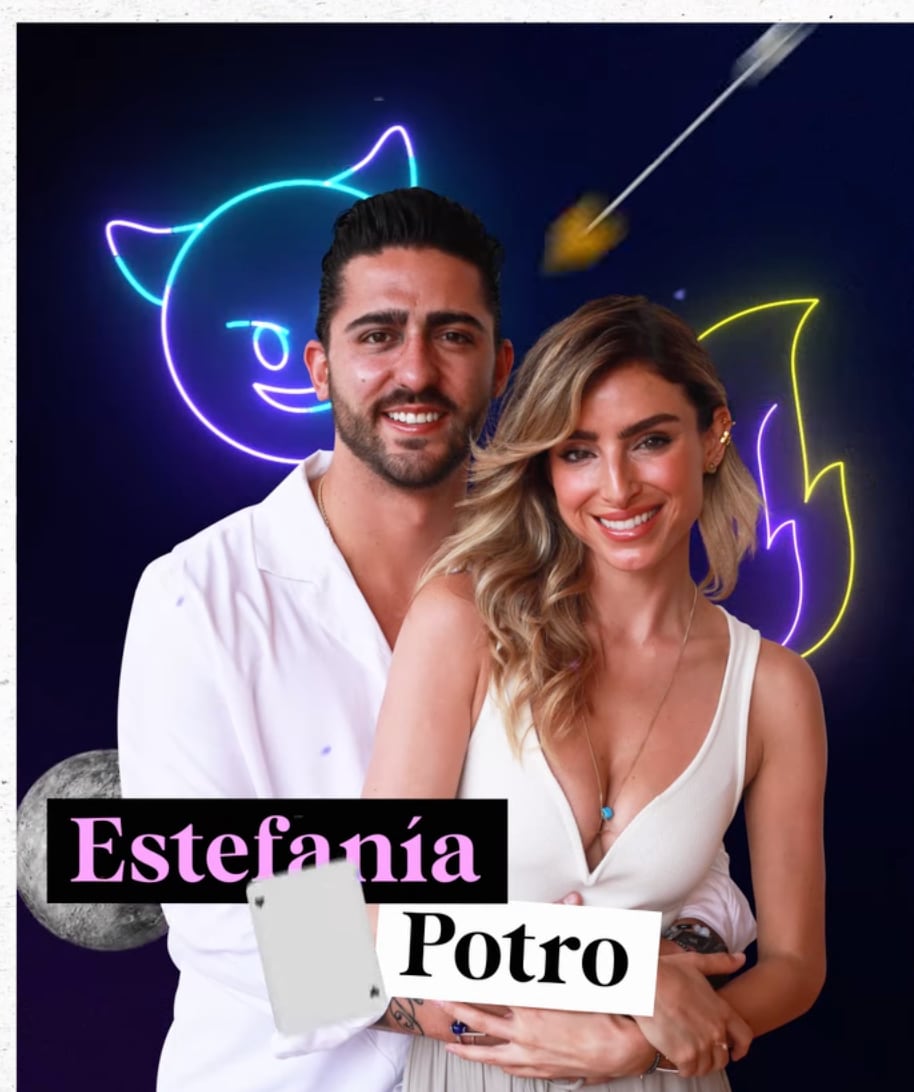 Luis Caballero 'El Potro' y Estefanía Ahumada